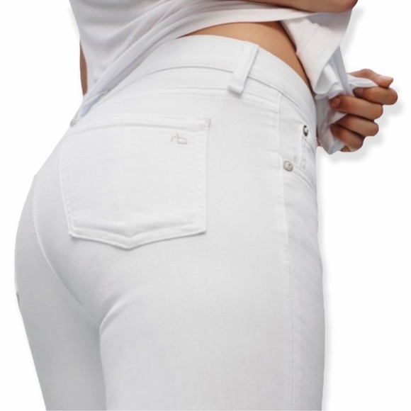 NWT White Marilyn Crop Flare Jeans - Picture 4 of 16